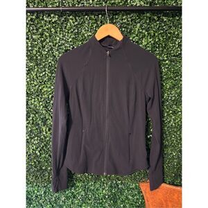 Athleta Black Salutation Jacket Full Zip Sz Small